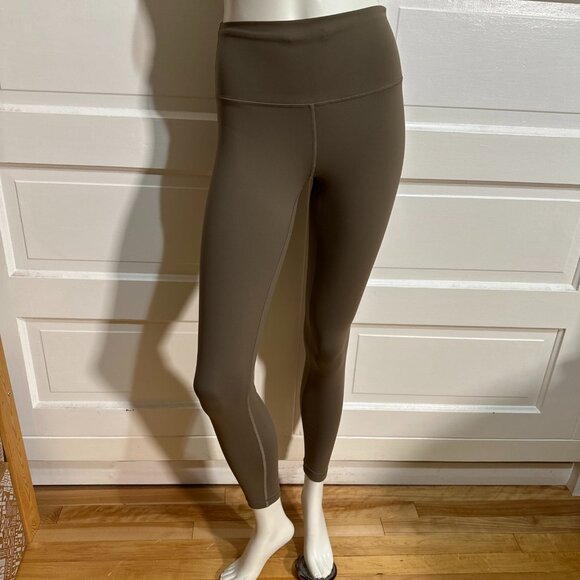 Lululemon Wunder Train High-Rise Tight 28" Size 8 Nomad Brown $128 - Picture 1 of 5